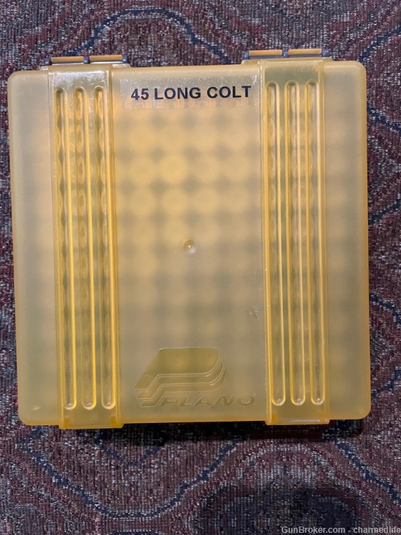 New R-P 45 Long Colt Nickel Brass with Plano Case (100ct).-img-2