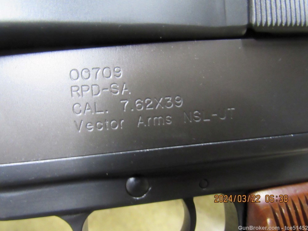 RPD Vector Arms Machine gun as Shown looks new one mag 762X39 -img-14