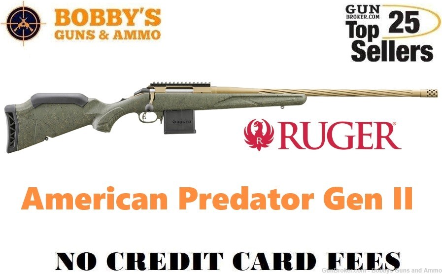 Ruger 46942 American Predator Gen II 6.5 Grendel 10+1 22" Burnt Bronze-img-0