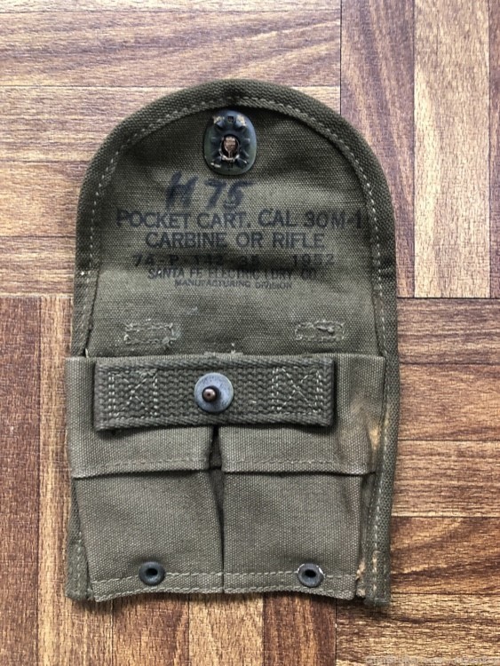 M-1 Carbine or Rifle Magazine Pouch 1952-img-0