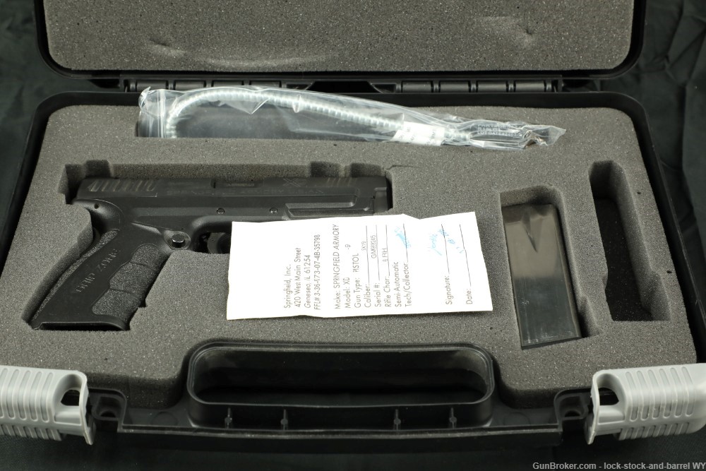 Springfield Armory XD-9 Mod.2 4.0 9mm Semi-Auto Striker Fired Pistol w Case-img-41
