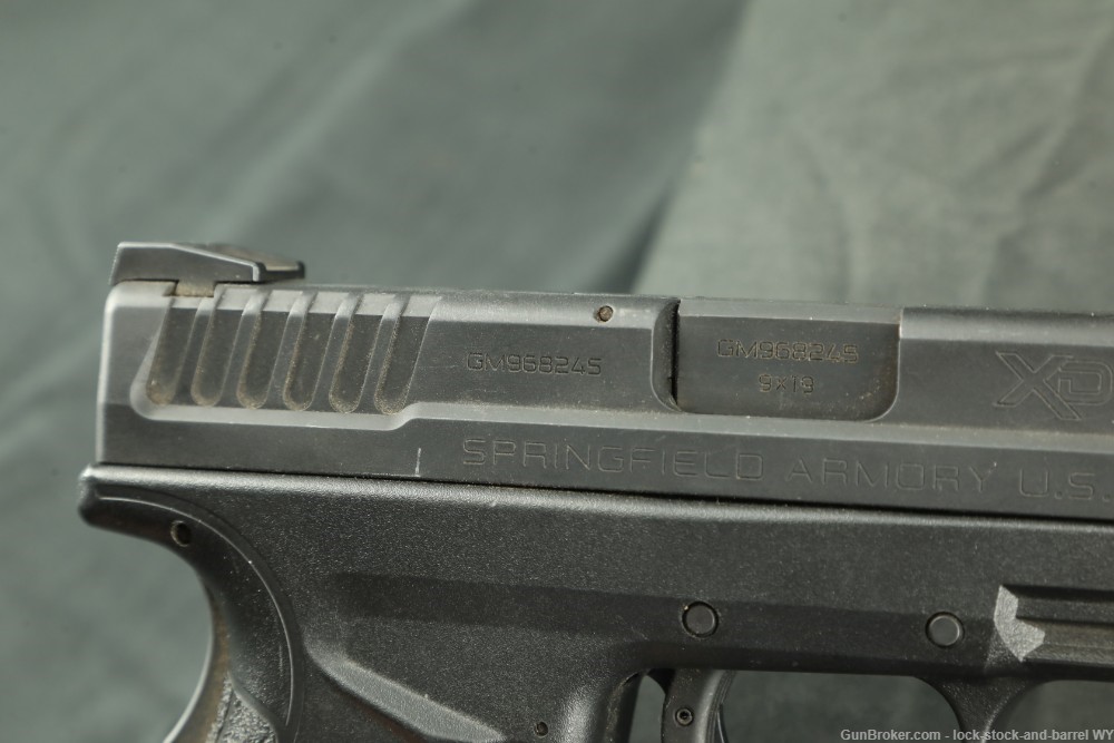 Springfield Armory XD-9 Mod.2 4.0 9mm Semi-Auto Striker Fired Pistol w Case-img-18