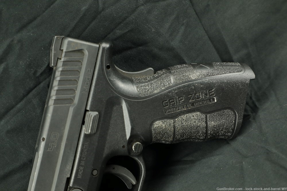 Springfield Armory XD-9 Mod.2 4.0 9mm Semi-Auto Striker Fired Pistol w Case-img-8