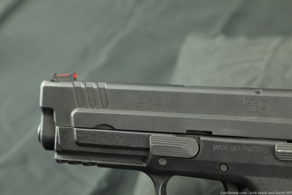 Springfield Armory XD-9 Mod.2 4.0 9mm Semi-Auto Striker Fired Pistol w Case-img-22