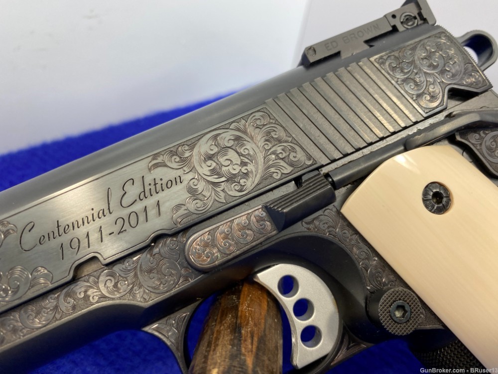 Ed Brown Classic Custom Centennial Edition .45ACP *HAND-RELIEF ENGRAVED* -img-11