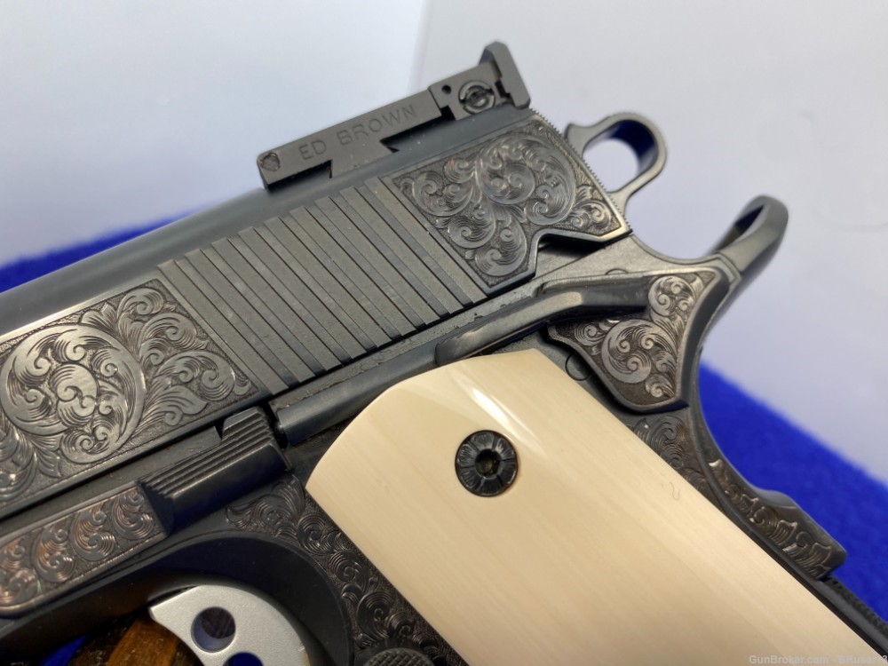 Ed Brown Classic Custom Centennial Edition .45ACP *HAND-RELIEF ENGRAVED* -img-9