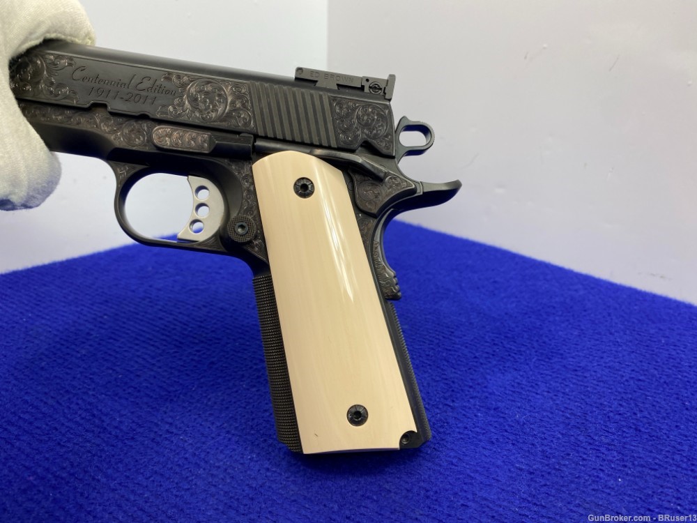 Ed Brown Classic Custom Centennial Edition .45ACP *HAND-RELIEF ENGRAVED* -img-45