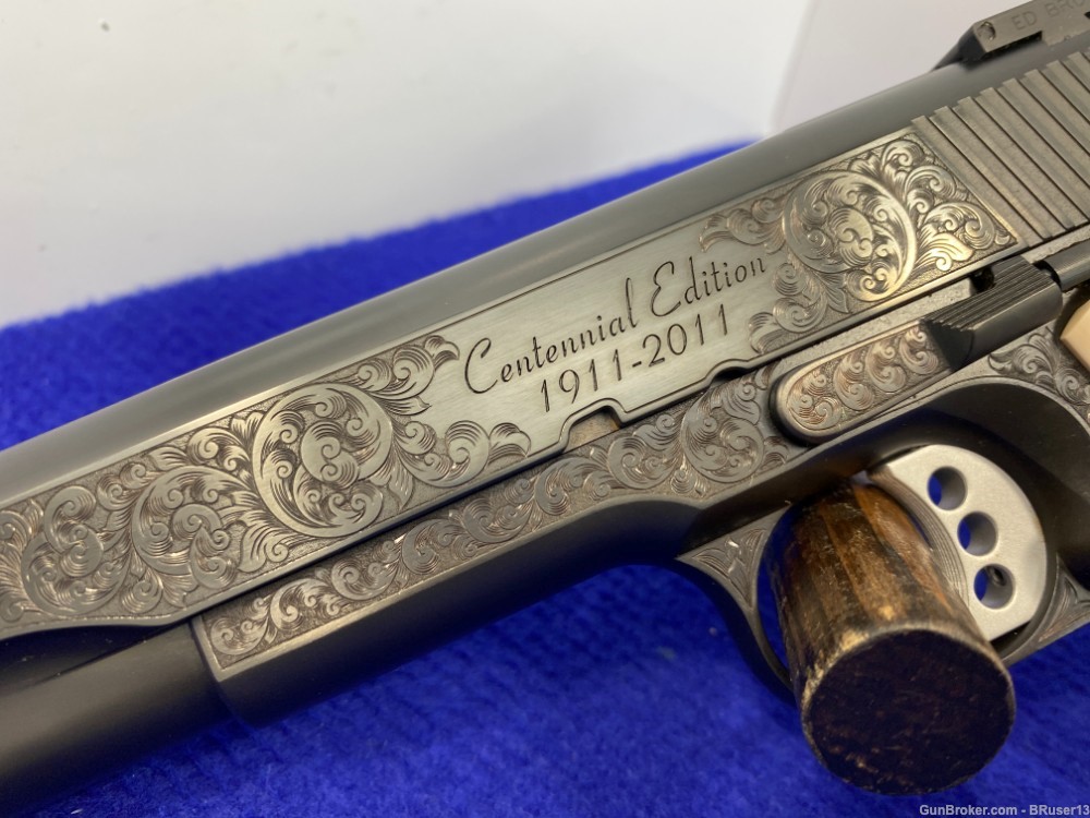 Ed Brown Classic Custom Centennial Edition .45ACP *HAND-RELIEF ENGRAVED* -img-13