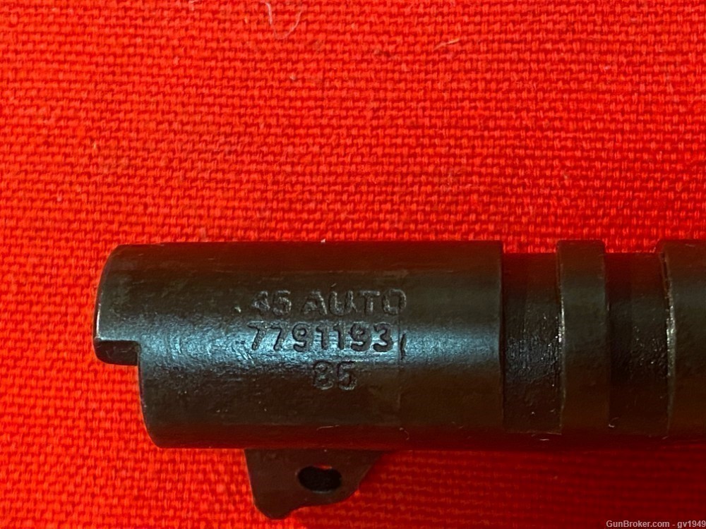 1911A1 chrome lined 45ACP barrel MINT -img-0
