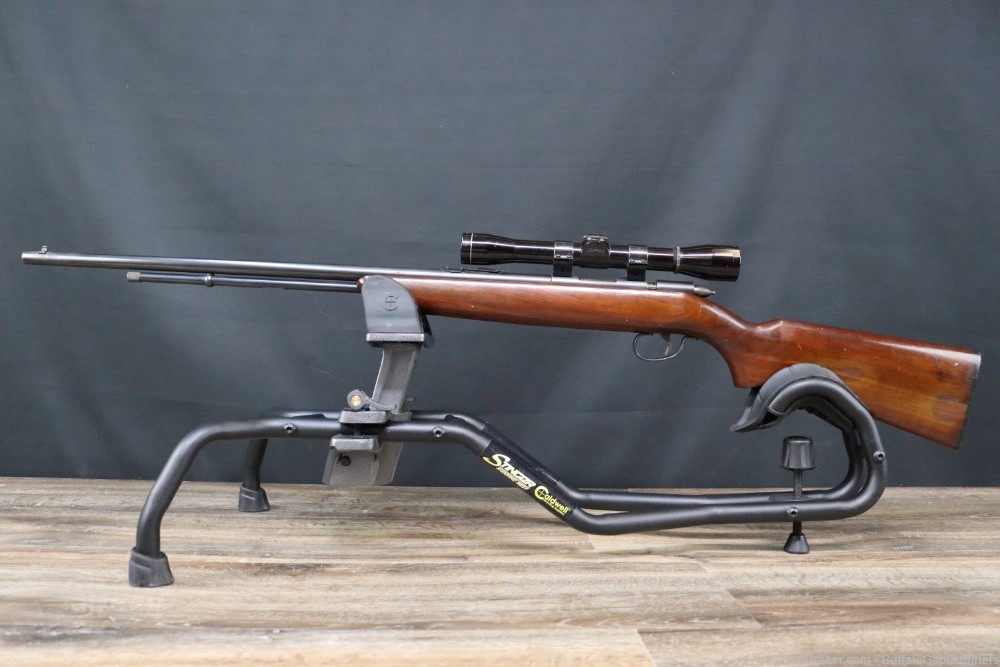 Remington 512 .22 LR Bolt Action Rifle w/ Leupold M8 Scope-img-4