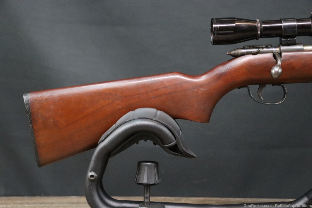 Remington 512 .22 LR Bolt Action Rifle w/ Leupold M8 Scope-img-1