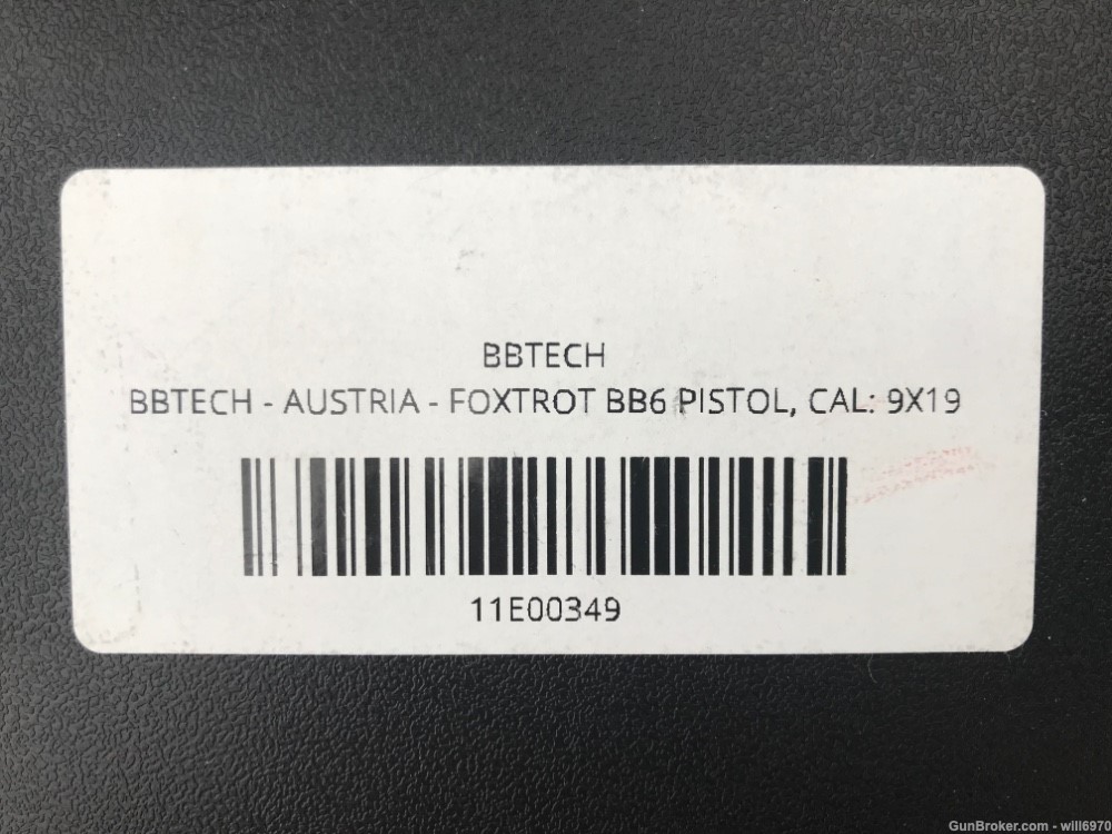 BBTECHS BB6 9mm Pistol  NIB, Very Hard To Find!-img-7