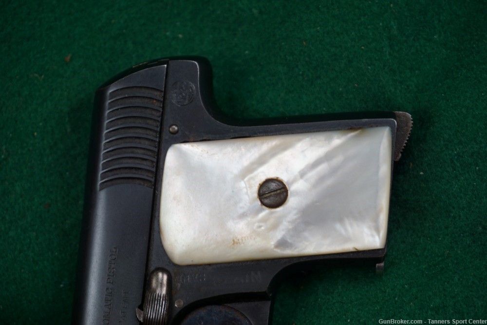 Spanish Hope Model 1916 Vest Pocket 25 25acp w/ Mother of Pearl Grips-img-5