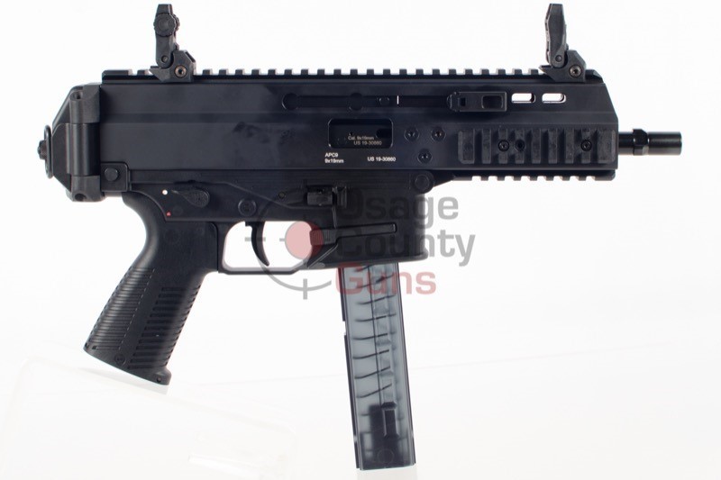 B&T APC9 Pro Pistol 9mm 30+1 Black 7"-img-1