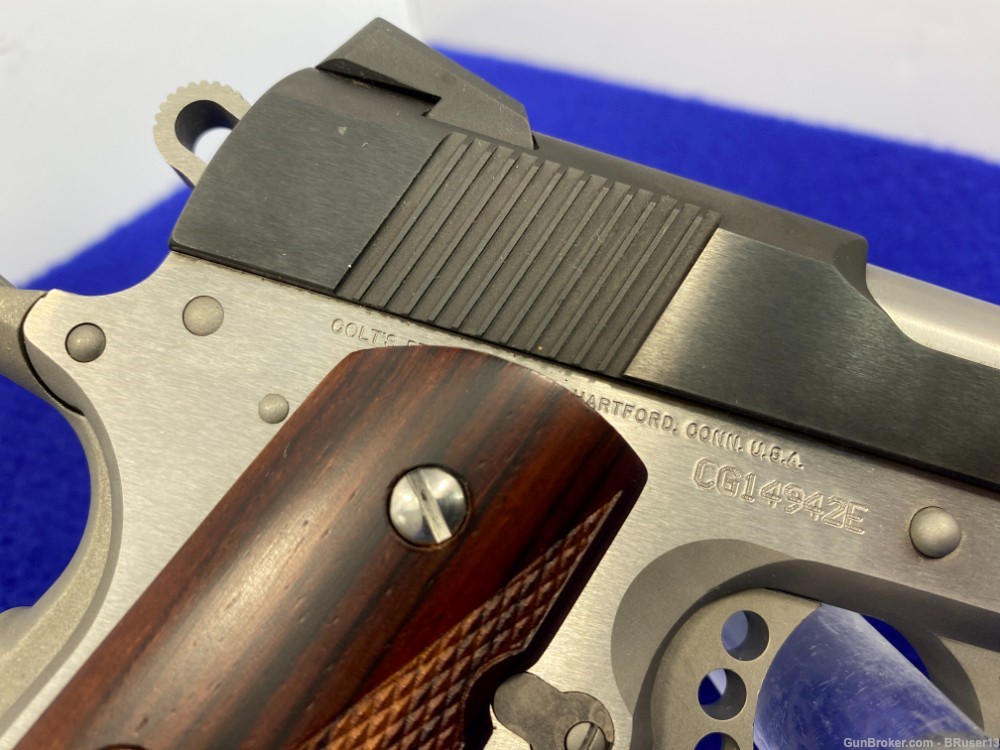 2013 Colt Combat Elite .45 ACP Blue/Stainless 5" *ABSOLUTELY STUNNING*-img-22