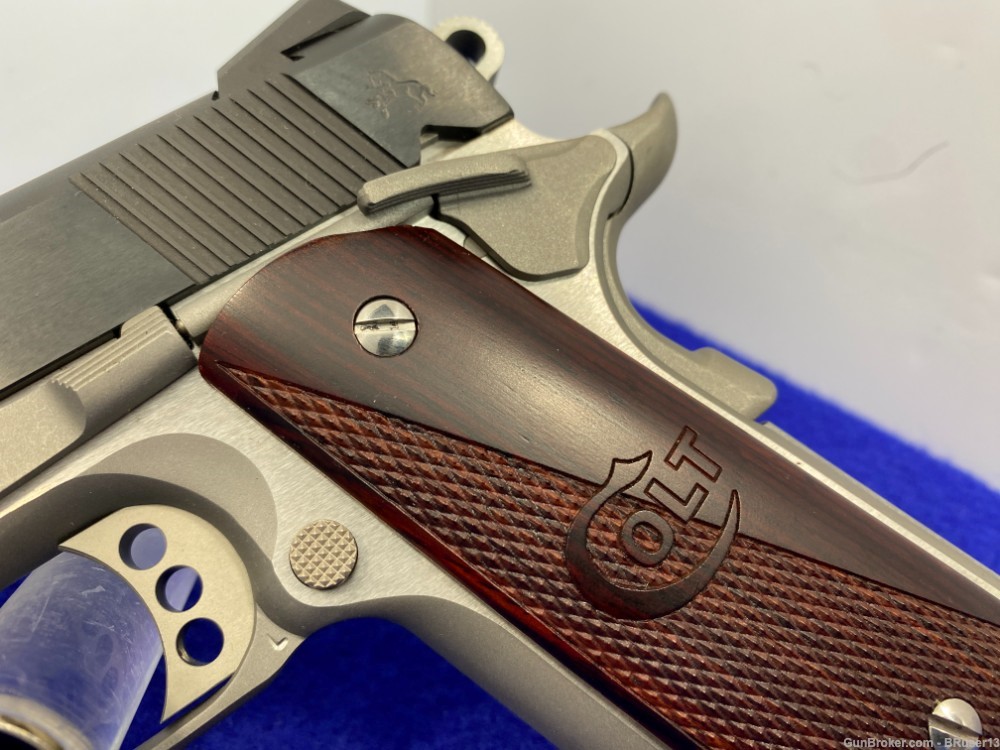 2013 Colt Combat Elite .45 ACP Blue/Stainless 5" *ABSOLUTELY STUNNING*-img-8