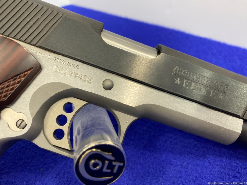 2013 Colt Combat Elite .45 ACP Blue/Stainless 5" *ABSOLUTELY STUNNING*-img-24