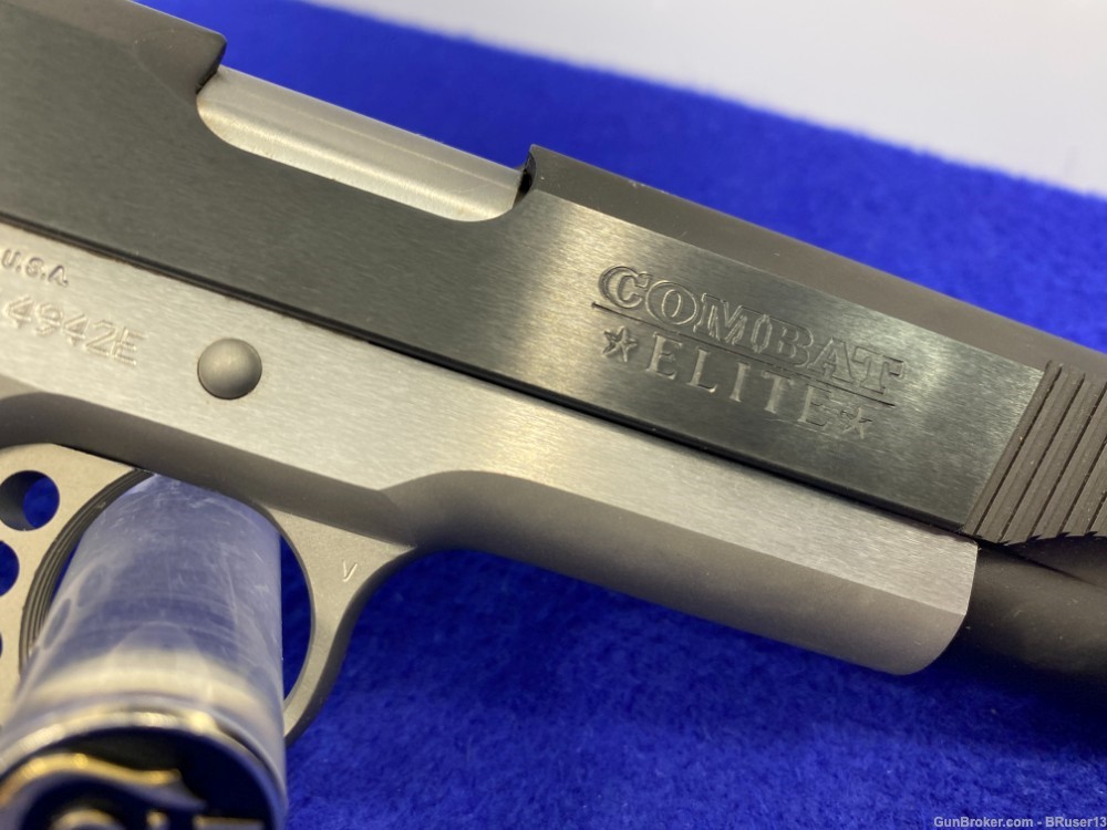 2013 Colt Combat Elite .45 ACP Blue/Stainless 5" *ABSOLUTELY STUNNING*-img-25