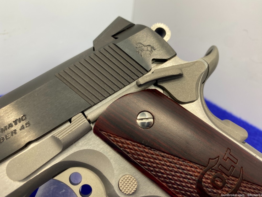 2013 Colt Combat Elite .45 ACP Blue/Stainless 5" *ABSOLUTELY STUNNING*-img-9