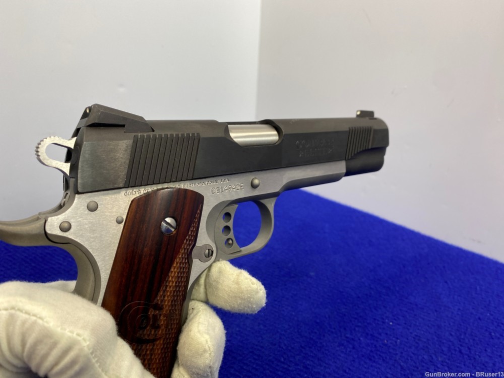 2013 Colt Combat Elite .45 ACP Blue/Stainless 5" *ABSOLUTELY STUNNING*-img-32