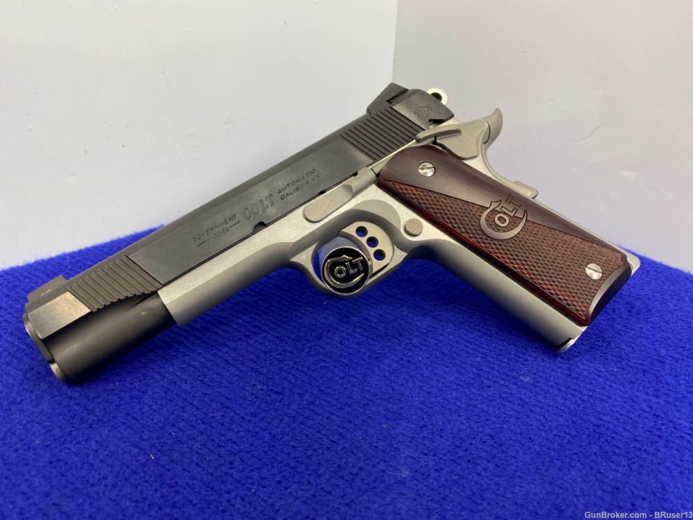 2013 Colt Combat Elite .45 ACP Blue/Stainless 5" *ABSOLUTELY STUNNING*-img-5