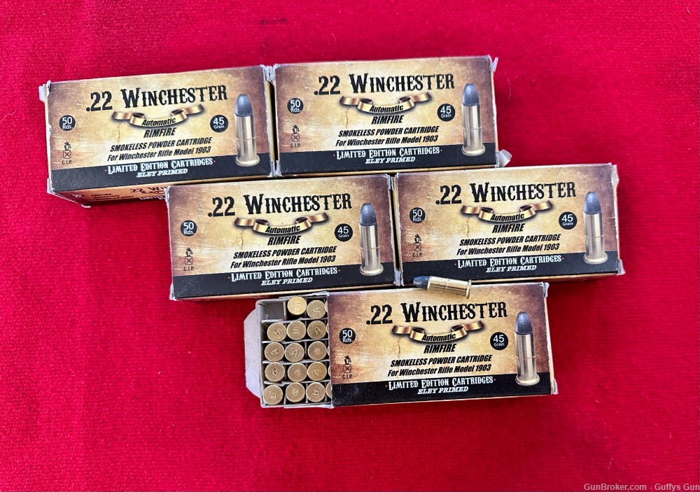 Aguila .22 Winchester Automatic - 45 GR (Model 1903 Rifle Only)-img-2