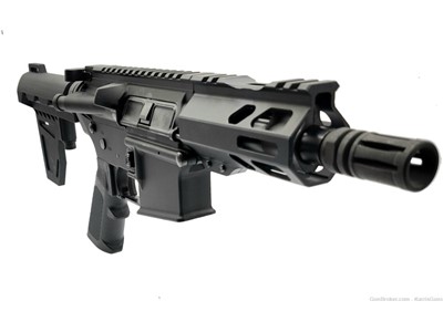 Konza AR15 5" 5.56 Pistol w K Brace