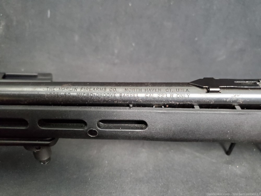 Marlin 60 .22LR Semi Auto Rifle with Pistol Grip Stock, Wood Stock -img-13