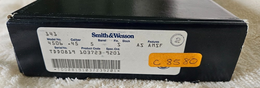 Smith & Wesson 4506 Very Desired No Dash Time Capsule -img-10