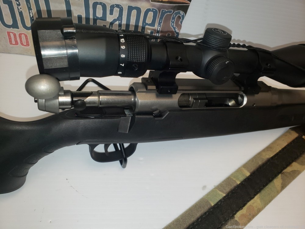 SAVAGE AXIS STAINLESS 25-06 W/ VORTEX 4-12X40 SCOPE-img-2