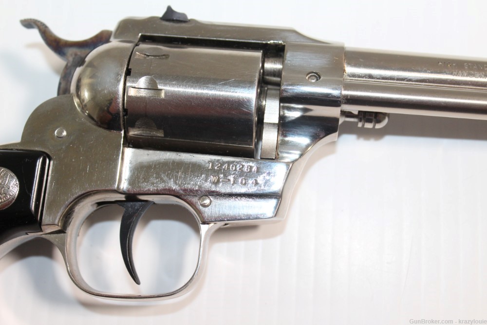 Hi High Standard Longhorn Double Nine .22 Cal 9 Shot W-104 Revolver NICKEL -img-22