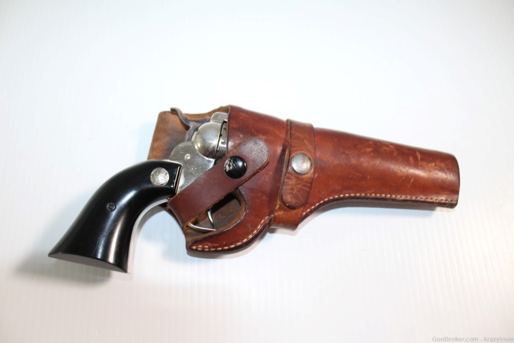 Hi High Standard Longhorn Double Nine .22 Cal 9 Shot W-104 Revolver NICKEL -img-58