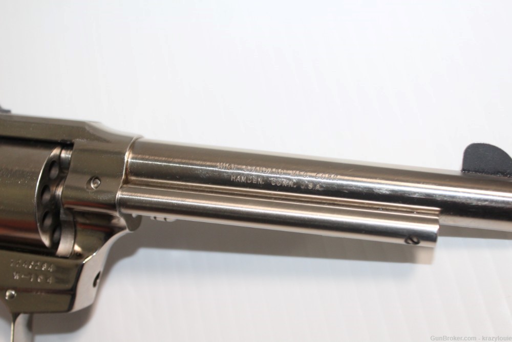 Hi High Standard Longhorn Double Nine .22 Cal 9 Shot W-104 Revolver NICKEL -img-26