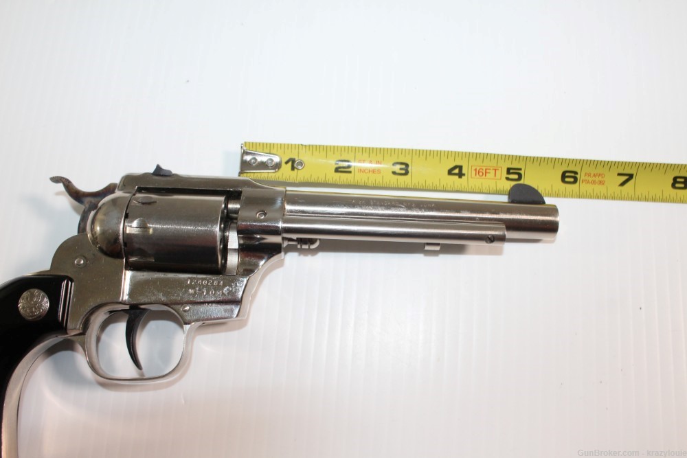Hi High Standard Longhorn Double Nine .22 Cal 9 Shot W-104 Revolver NICKEL -img-48