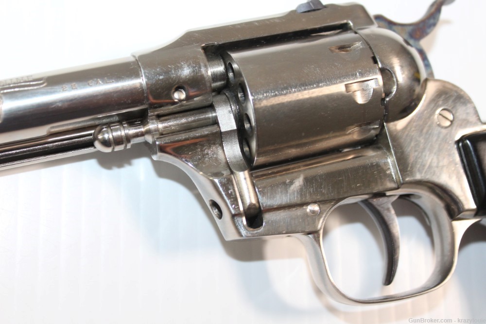 Hi High Standard Longhorn Double Nine .22 Cal 9 Shot W-104 Revolver NICKEL -img-34