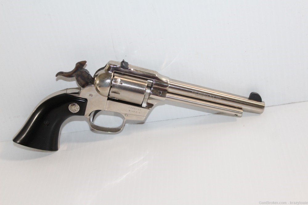 Hi High Standard Longhorn Double Nine .22 Cal 9 Shot W-104 Revolver NICKEL -img-55