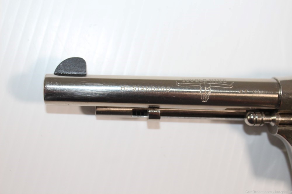 Hi High Standard Longhorn Double Nine .22 Cal 9 Shot W-104 Revolver NICKEL -img-28