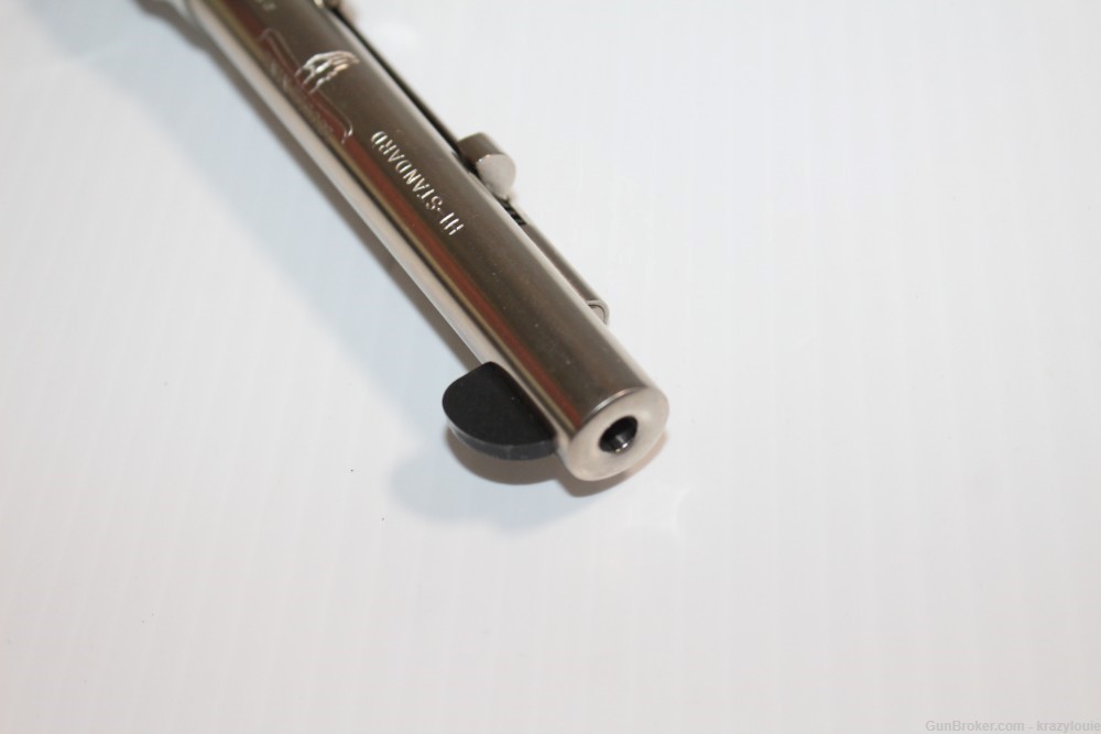 Hi High Standard Longhorn Double Nine .22 Cal 9 Shot W-104 Revolver NICKEL -img-19