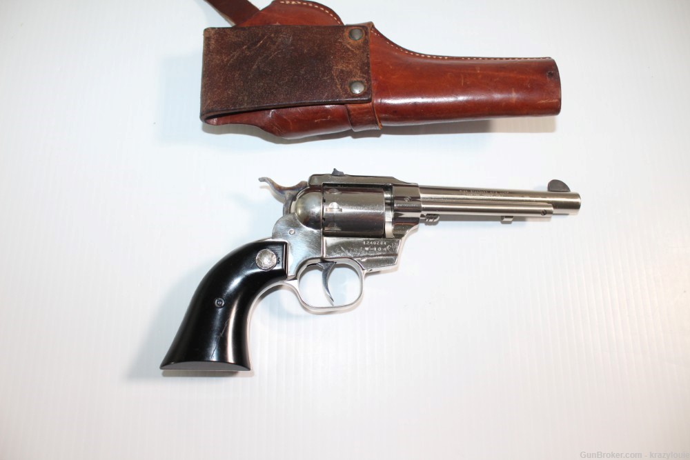 Hi High Standard Longhorn Double Nine .22 Cal 9 Shot W-104 Revolver NICKEL -img-9