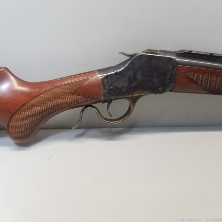 A. UBERTI 1885 COURTNEY STALKING RIFLE 45-70 24" SINGLE SHOT-img-2