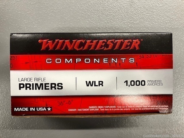 Primers Large Rifle Primers 1000 Winchester -img-2