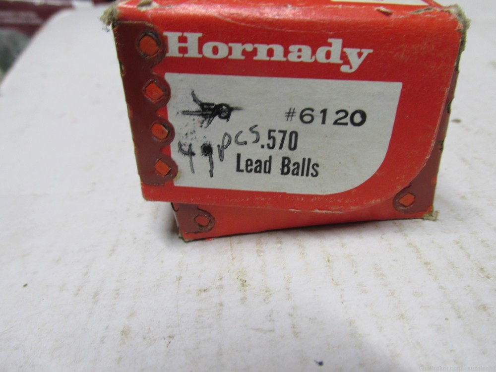 [NC]  49 pcs.Hornady 570 round balls-img-1