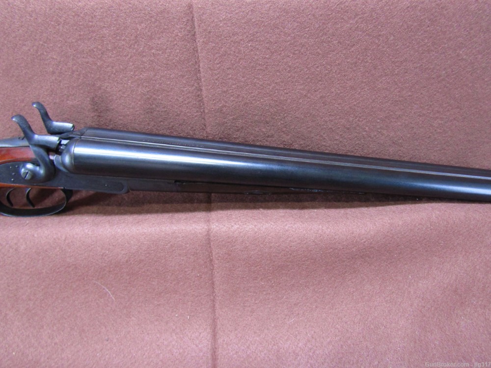 Antique Remington & Sons 1875 Lifter Side by Side Double Barrel Shotgun-img-2