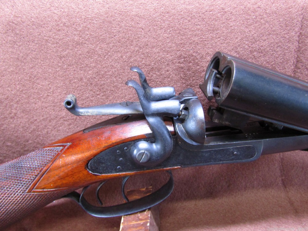 Antique Remington & Sons 1875 Lifter Side by Side Double Barrel Shotgun-img-9
