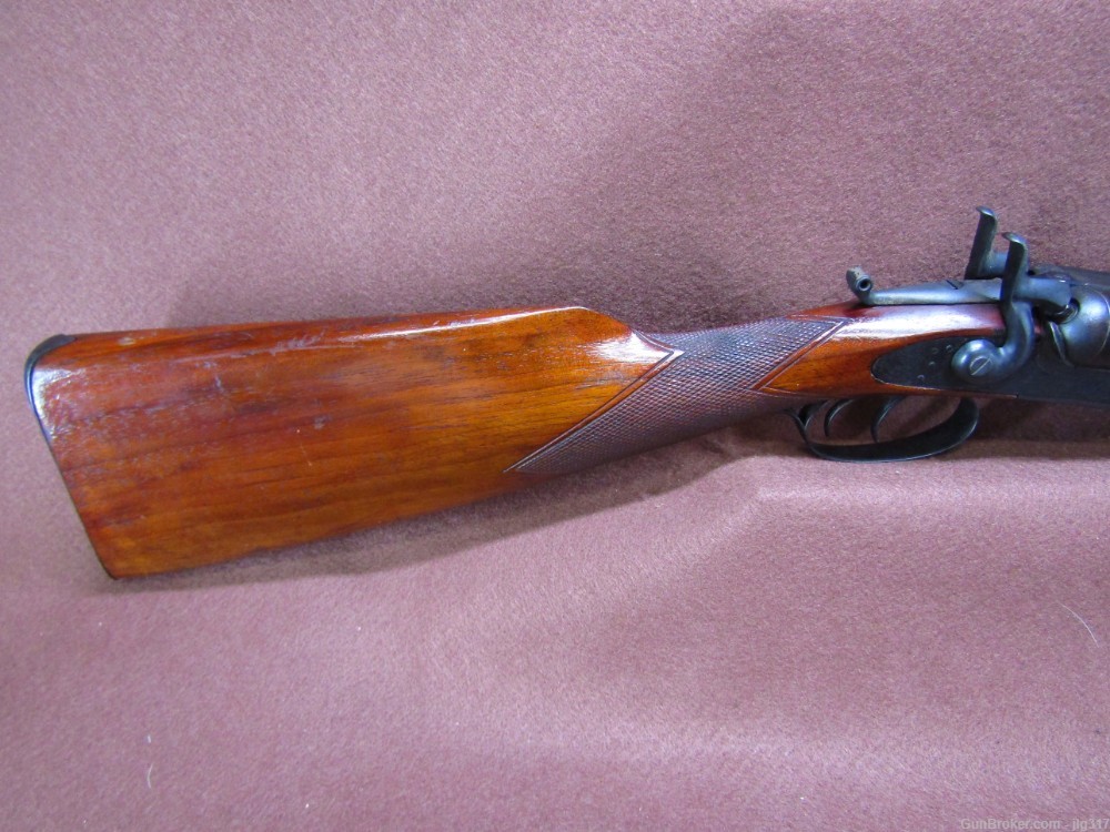 Antique Remington & Sons 1875 Lifter Side by Side Double Barrel Shotgun-img-1