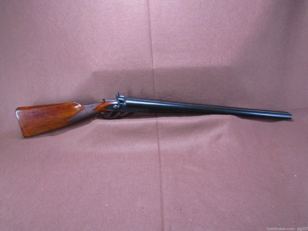 Antique Remington & Sons 1875 Lifter Side by Side Double Barrel Shotgun-img-0