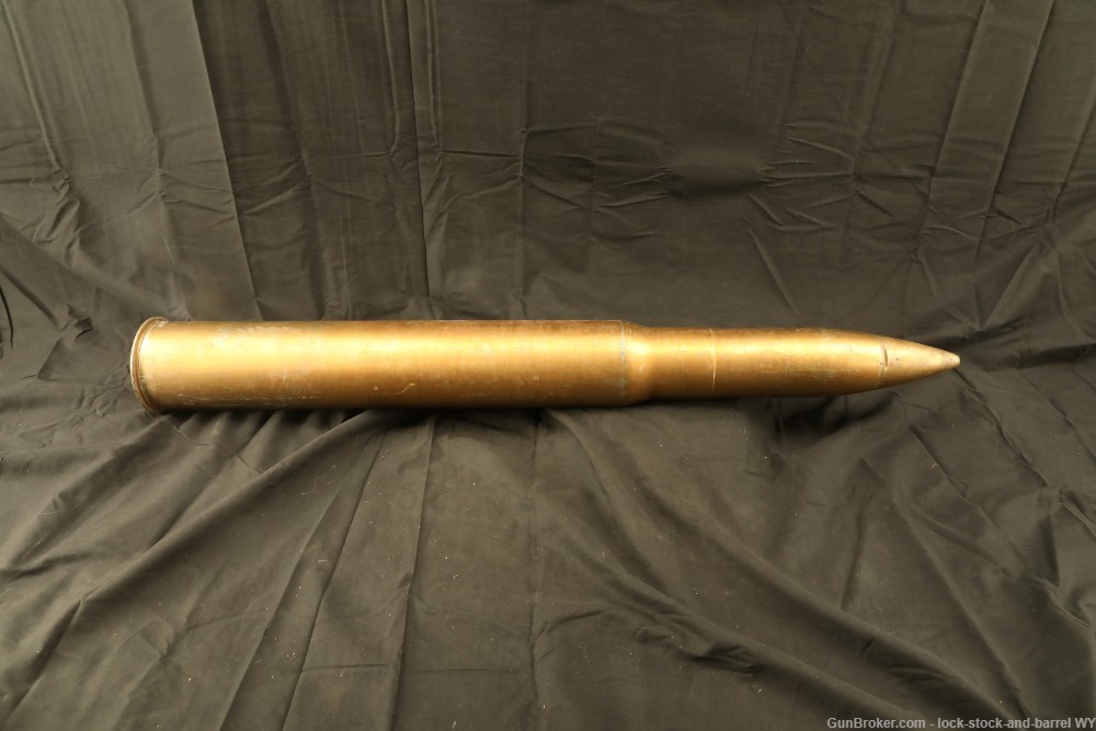 Vintage U.S. Navy 3"/50 Cal. Mk. 8 Gun Drill Dummy Round -img-4