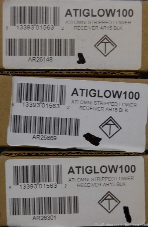 3 ATI Stripped Omni Lower AR-15 Receivers Composite Receiver 3 Pack NEW-img-5