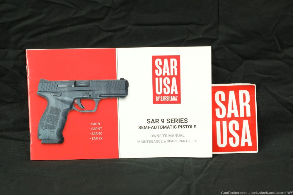Sarsilmaz USA SAR9 9mm 4.5” Semi-AutoStriker Fired Pistol w/ Case-img-36