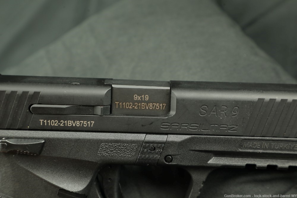 Sarsilmaz USA SAR9 9mm 4.5” Semi-AutoStriker Fired Pistol w/ Case-img-19